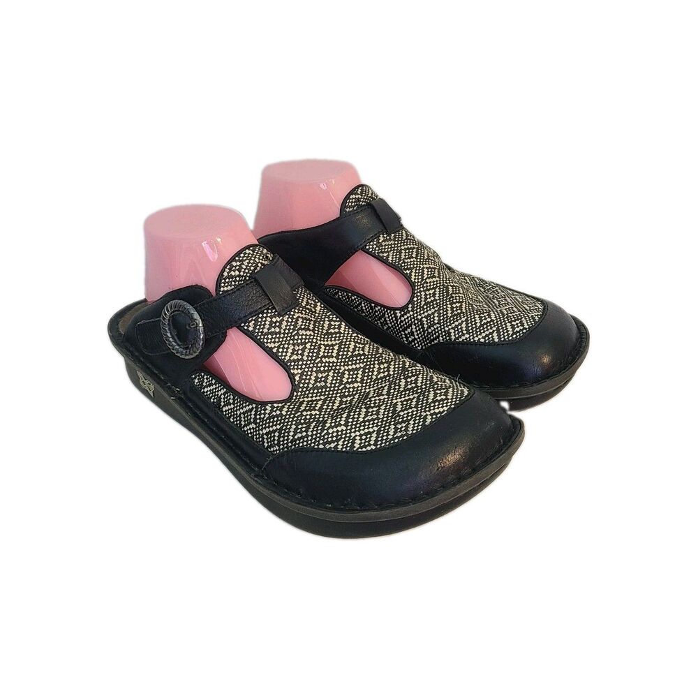 Alegria Ikat Raffia Slide Sandal Shoe ALG-818 EU42 US 11.5/12 Granola Whimsigoth